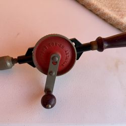 Vintage Stanley 03-803 egg beater hand drill.