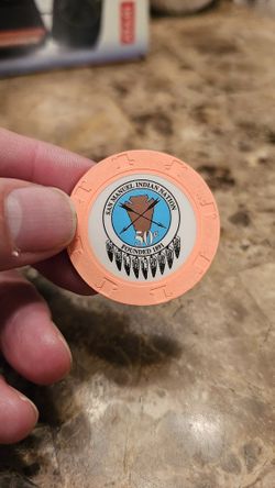 San Manuel poker chip