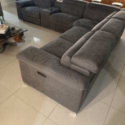 Electric Recliner Sofa And Coffee Table 
