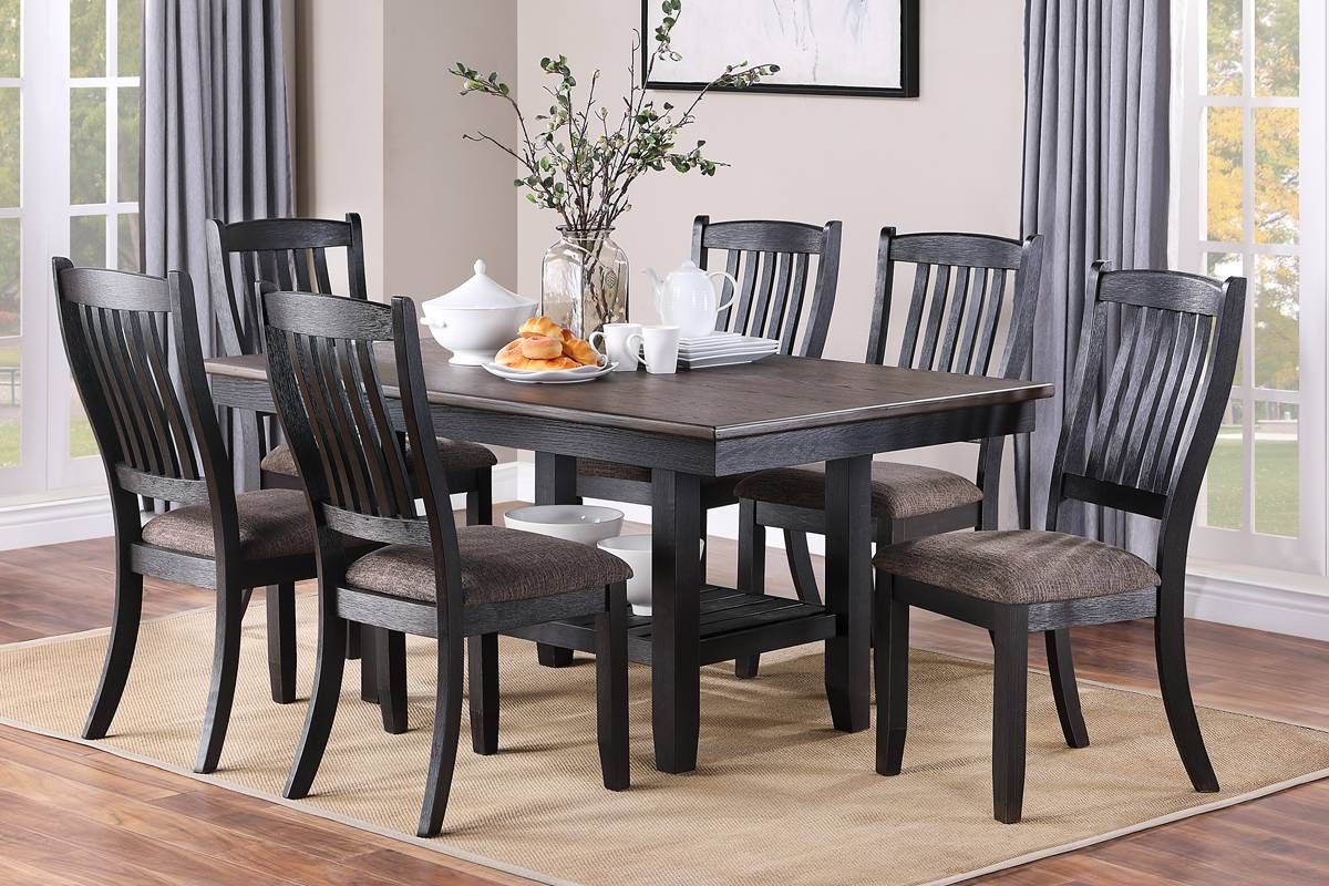Brown Dining Table Set