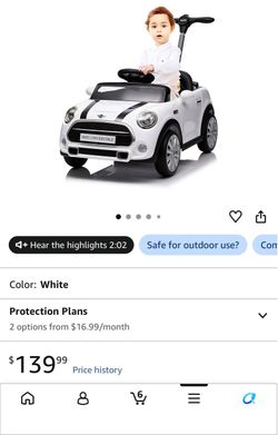 Mini Convertible Kids Ride-On Push Car
