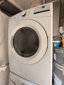 LG Front Load Dryer White
