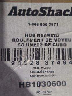 HUBSw/ Beaeings ( pressed) -C.v.RODSw/ Boots -PURGE VALVE - MAS AIR FLOW SENSOR -