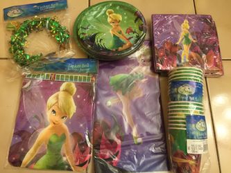 Tinker bell party supplies