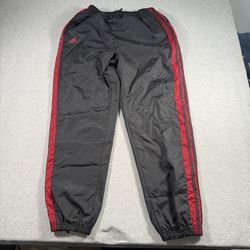 Vintage Adidas Men’s Large Lined Side Zip Track Pants