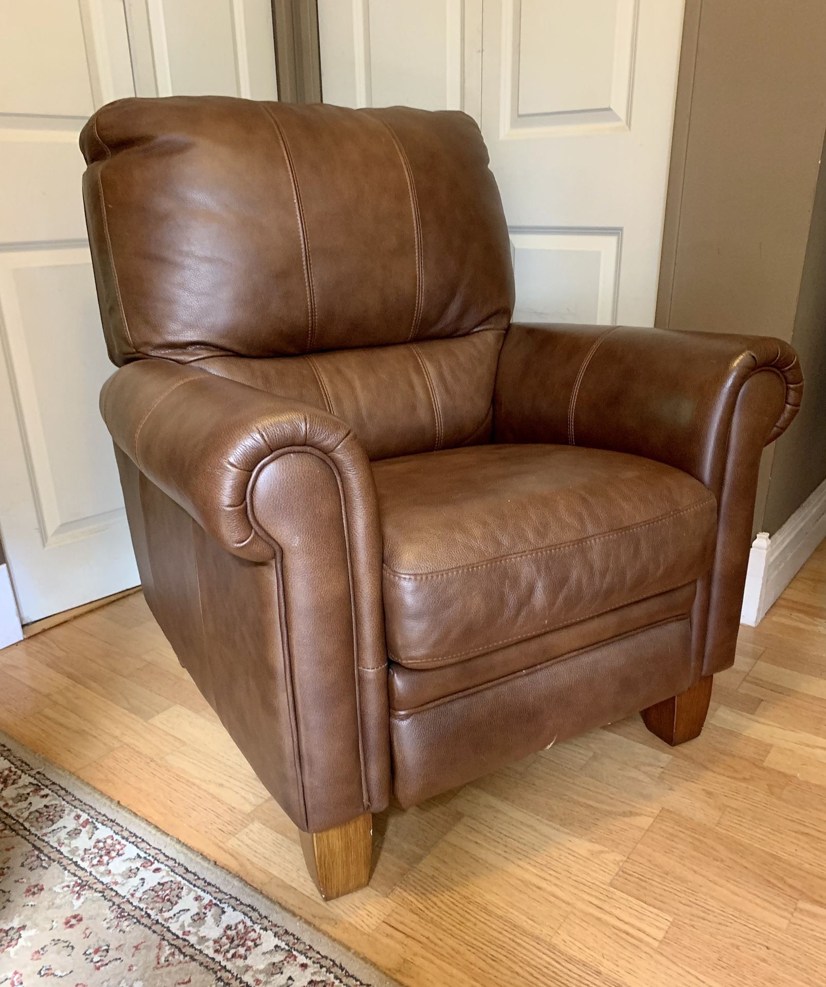 Ethan Allen Archer leather recliner