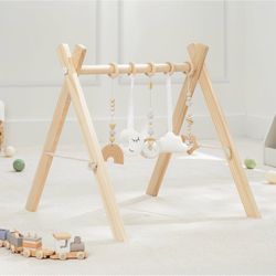 Comfy Cubs Wooden Baby Play Gym