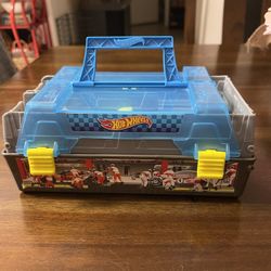 Hot Wheels Race Case & Track Set Toy Carrying Case Launcher 8” Works