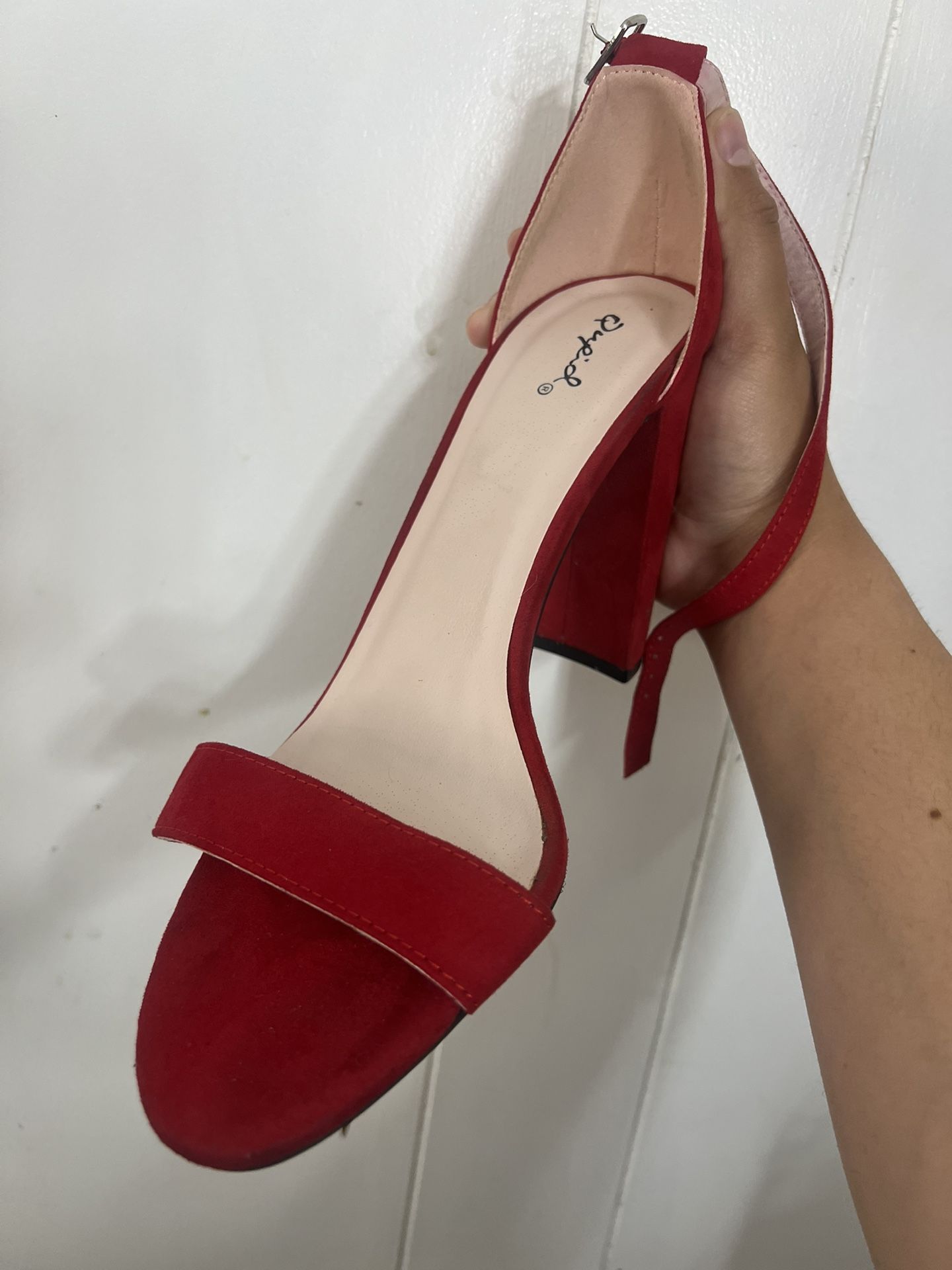 Red High heels Women’s Size 10