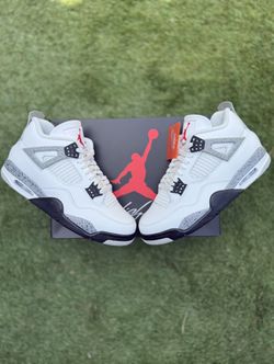 Air Jordan Retro 4 White Cement