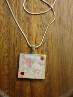 Handmade wood pendents w/925 chain