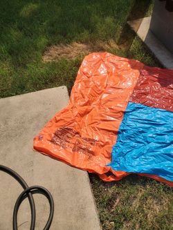 Pool, Rainbow Water and Slip N Slide