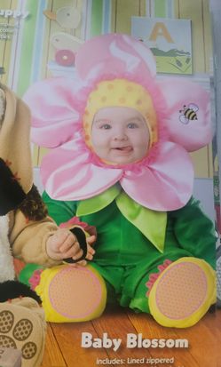 Infant flower Halloween costume 12/18 months