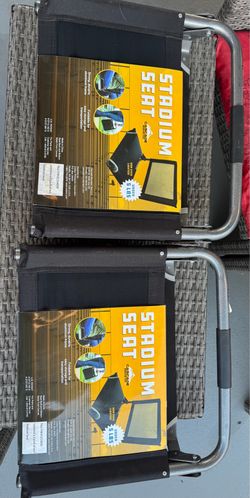 Brand new stadium chairs set- 70$