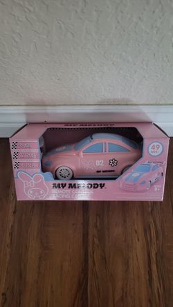 Hello Kitty Sanrio My Melody Pink & Blue Remote-Control High Speed Racing Car Toy New ( Price Firm).