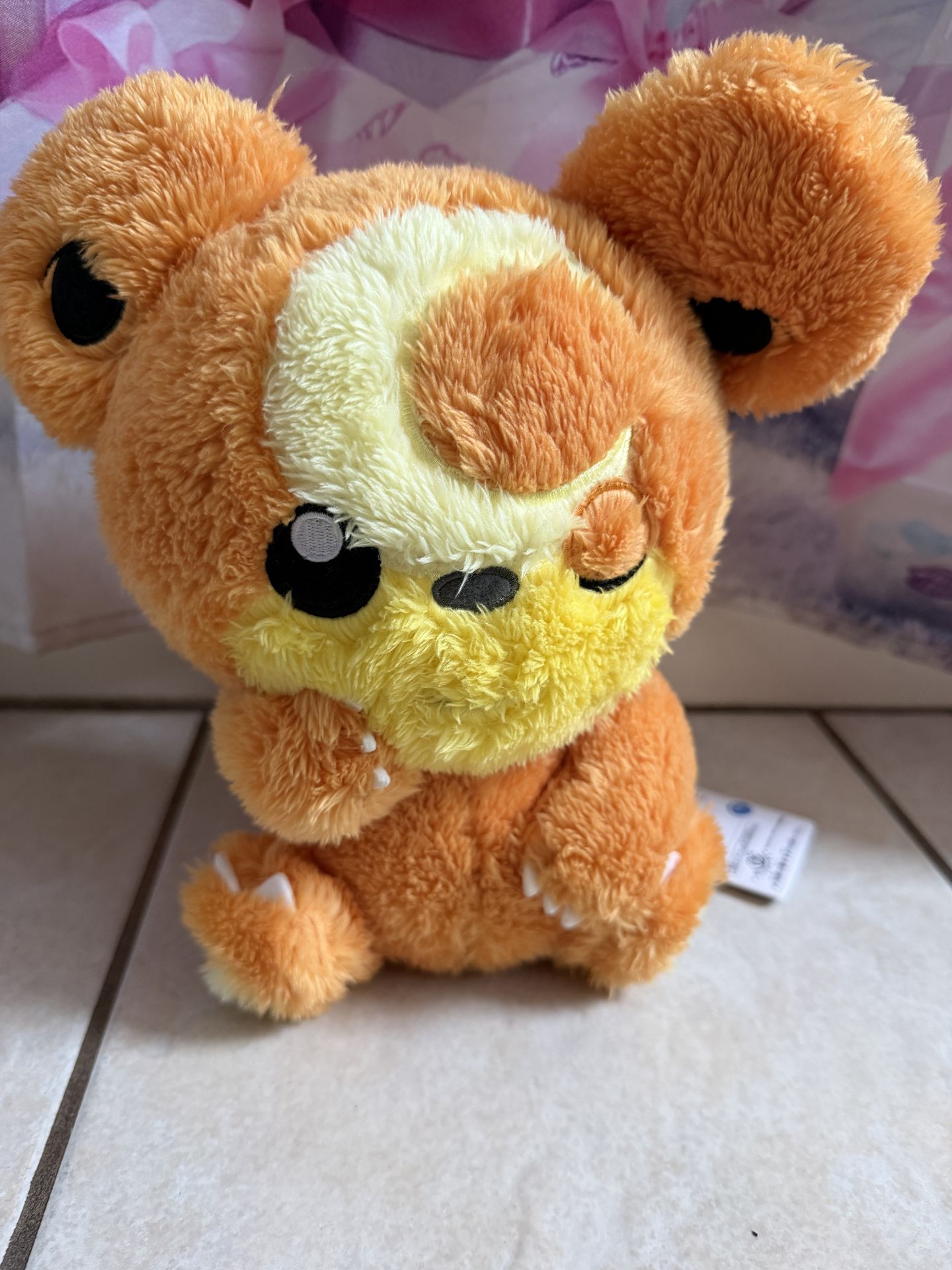 Teddiursa Pokemon warm and healed Big Plush doll 11” Himeguma from Japan