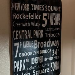 New York Times Square Wall Art