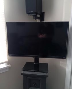 Black Universal TV Stand (Like New!)