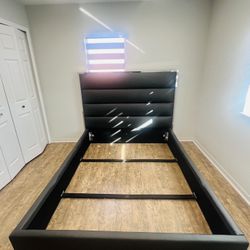 Bed Frame With Backboard 