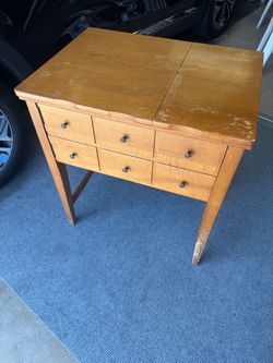 Wooden Sewing Cabinet Desk – Multi-Use Cabinet / DIY Flip Project