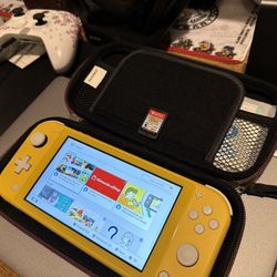 New Nintendo Switch With Case And Games 