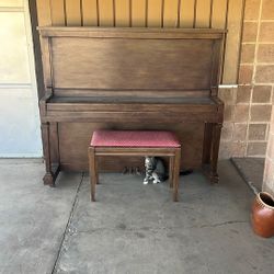 Haines Brother Mission Style Up Right Piano 