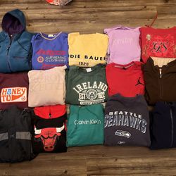 90’s/y2k Sweatshirt/Crewneck Clothing Lot