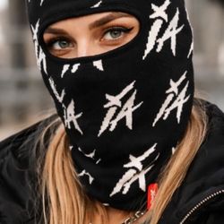 Black Graphic Skimask
