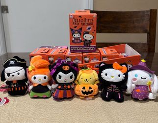 Hello Kitty And Friends Plush Danglers Halloween Edition