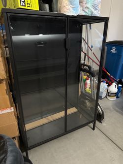IKEA glass door cabinet