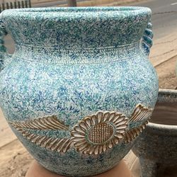 Decorative Clay Pot / Planter