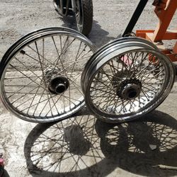 Twisted Spoke Harley Chopper Rims