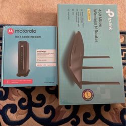 Router And Modem (brand new)