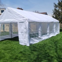 NEW! FINANCING AVAILABLE! 13′ x 26′ Polyethylene heavy duty tent/