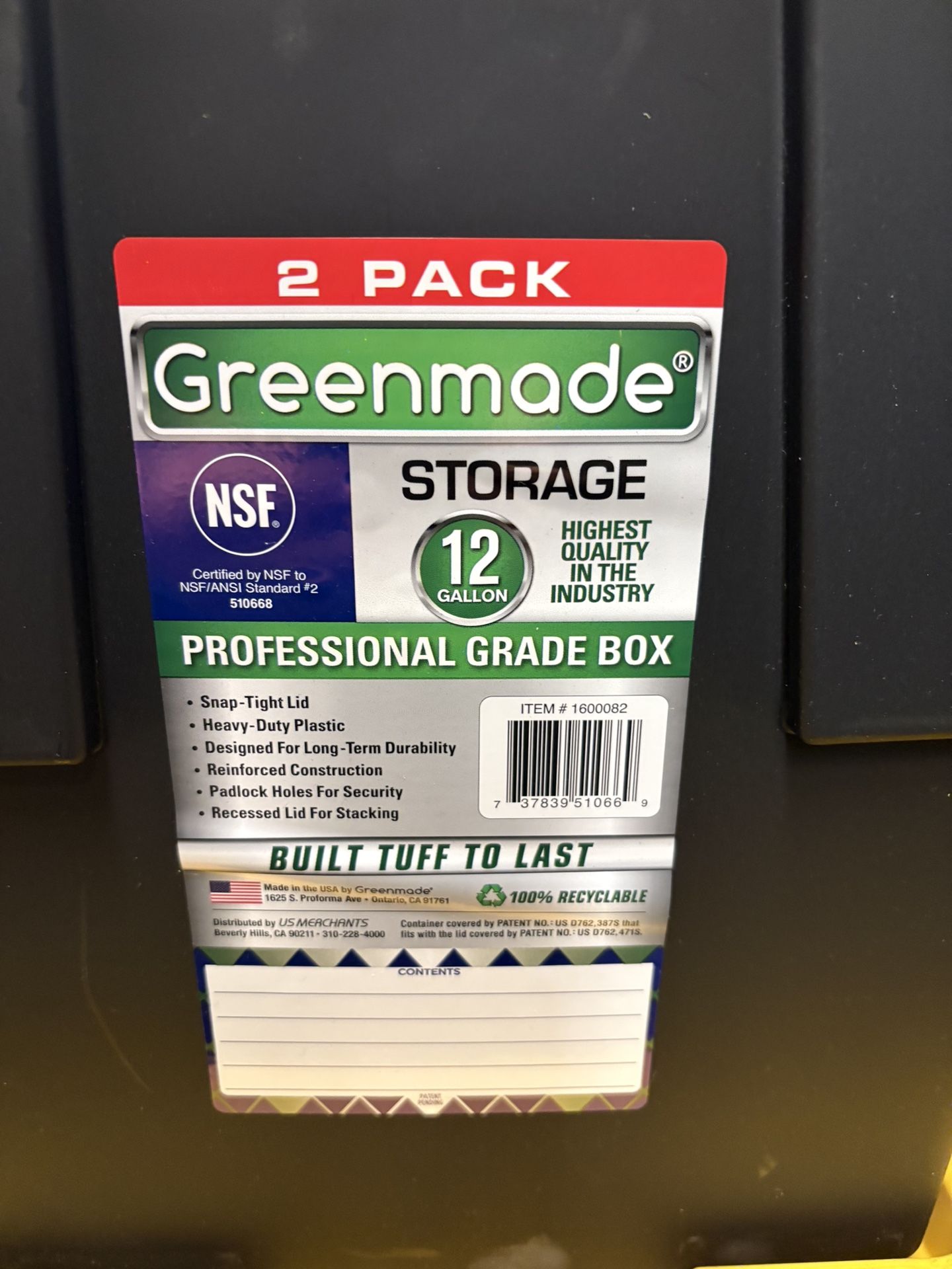 Professional Grade Storage Containers