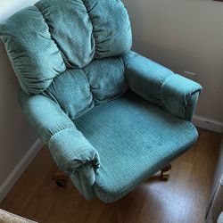 Blue/Green Roller Chair