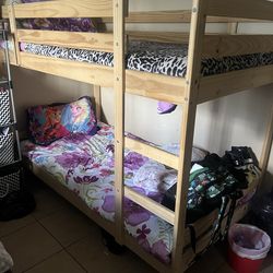 Wood Twin bunk