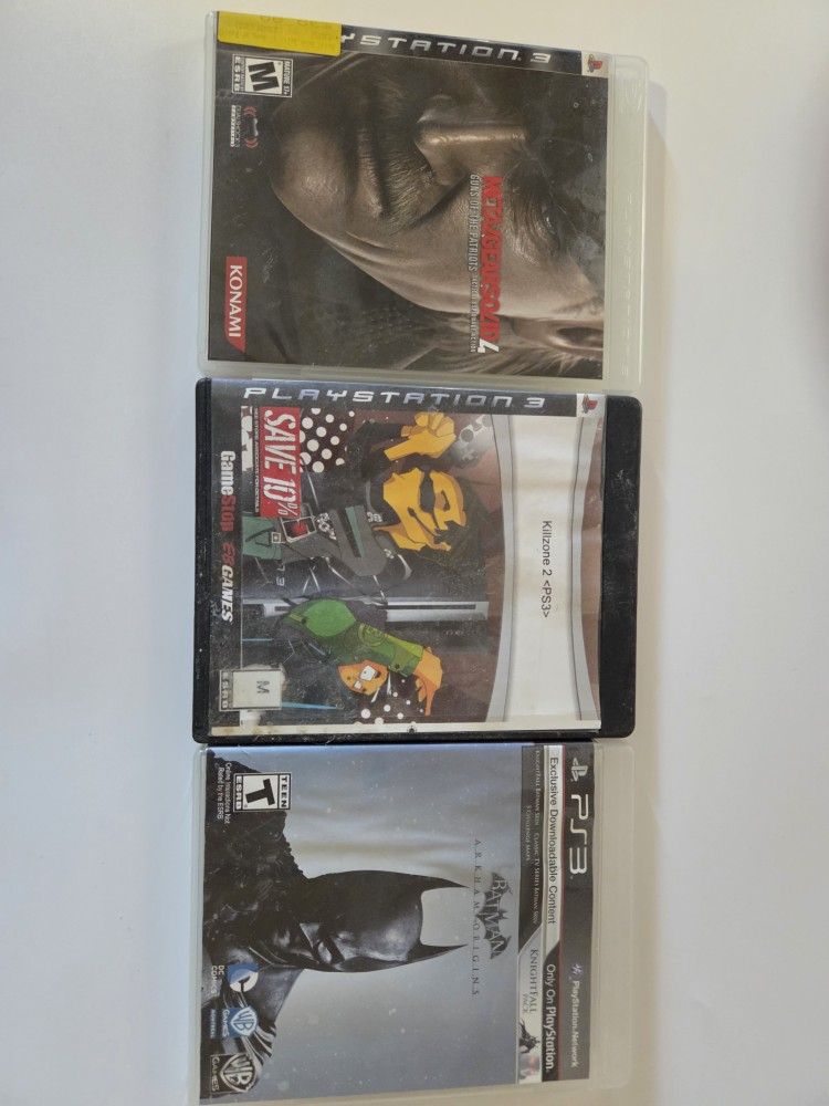 3 Ps3 Games