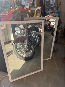 Free vanity mirrors set of 2