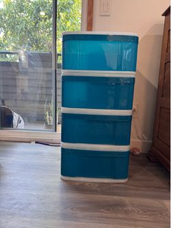 Stackable Plastic Storage Drawers