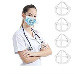 Brand New Migeec 4 Pack Face Mask Bracket More Space for Comfortable Breathing Washable Reusable