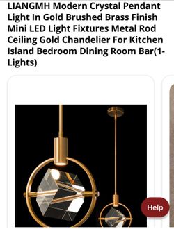 Modern Cristal pendant