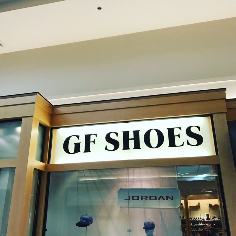 Gf shoes south hill mall