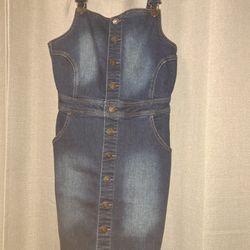Jean Dress Overall