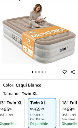 Colchon inflable twinn xl