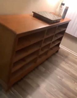 Solid Oak Dresser with mirror
