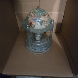 Spinning Globe Clock