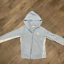 Xs Blue Victoria Secret Pink Zip Up
