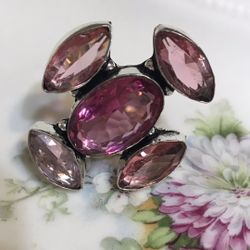 Gorgeous Rhodolite ring.