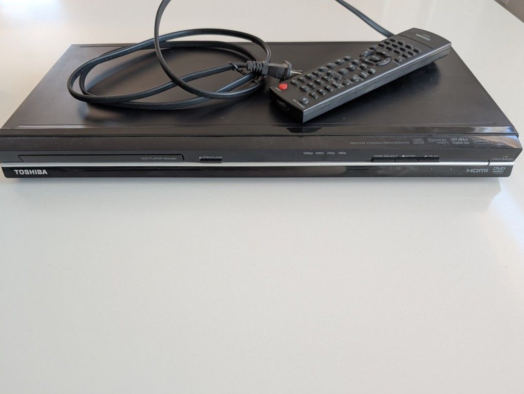 Toshiba DVD Player With Remote